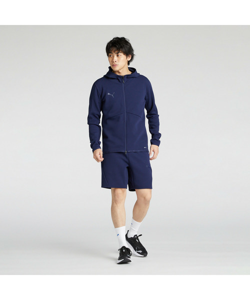 PUMA（プーマ）の「PUMA プーマ メンズ サッカー PUMAFTBL トラベル フーデッド スウェット ジャ（パーカー・メンズ・ネイビー/ブラック/ヘザーグレー・LARGE/MEDIUM/XX-LARGE/SMALL/X-LARGE）」の6枚目の写真