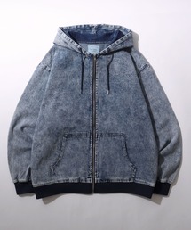 SITRY(Vg[)Denim Hoodie/fjp[J[ fjWPbg u] tWbvp[J[ t[fB[(fjWPbg)