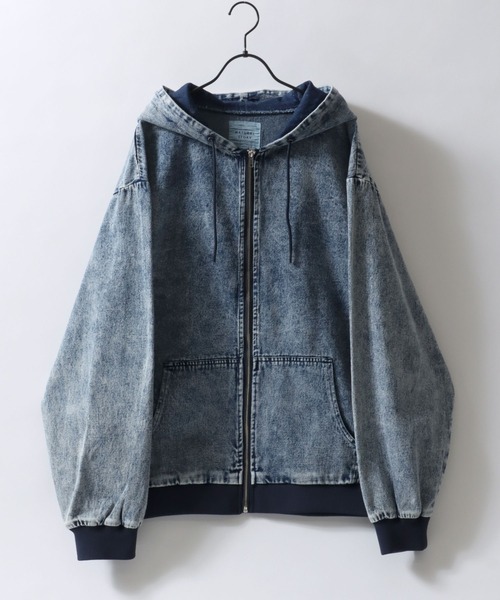 セール】2026SS新色＆新柄追加 Denim & DUCK Hoodie/デニムパーカー