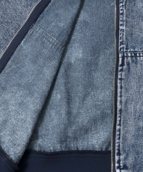 SITRY（シトリー）の「2026SS新色＆新柄追加 Denim & DUCK Hoodie/デニムパーカー デニムジャケット ダックパーカー  ダックジャケット アクティブパーカー ブルゾン フルジップパーカー フーディー（デニムジャケット・メンズ・ブラック系その他/ブルー系その他/ブルー/ブラック/ブラック系その他2/ブラック系その他3/ブルー系その他2/ブラウン・M/L/LL）」の18枚目の写真