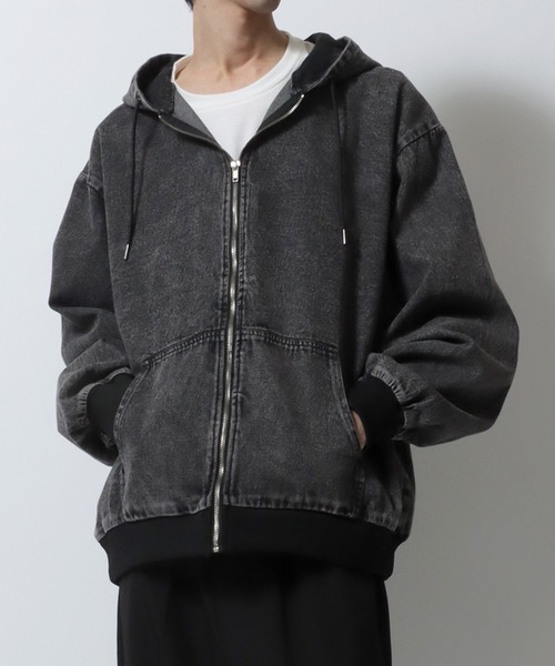 セール】2026SS新色＆新柄追加 Denim & DUCK Hoodie/デニムパーカー