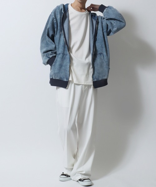 セール】2025AW新色追加 Denim Hoodie/デニムパーカー デニム