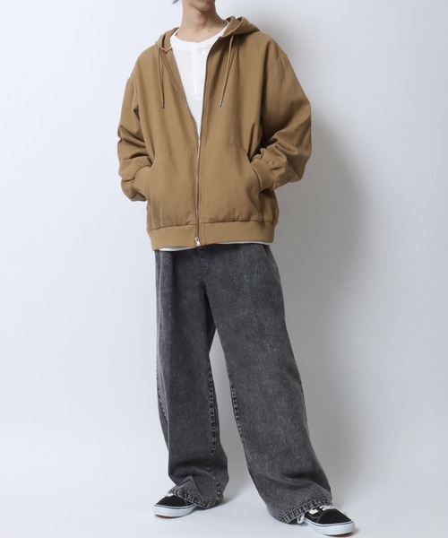 theory luxe2026SS新作！完売色！フードブルゾン セール】2026SS新色＆新柄追加 Denim & DUCK Hoodie/デニムパーカー