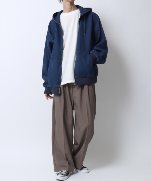 セール】2026SS新色＆新柄追加 Denim & DUCK Hoodie/デニムパーカー