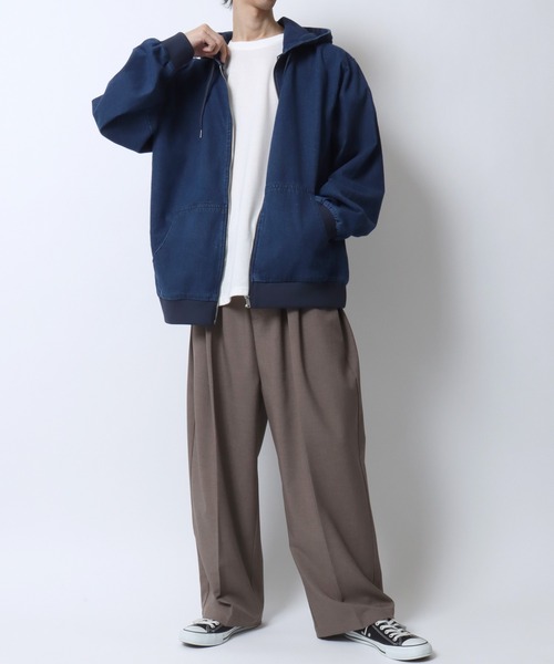 セール】2026SS新色＆新柄追加 Denim & DUCK Hoodie/デニムパーカー