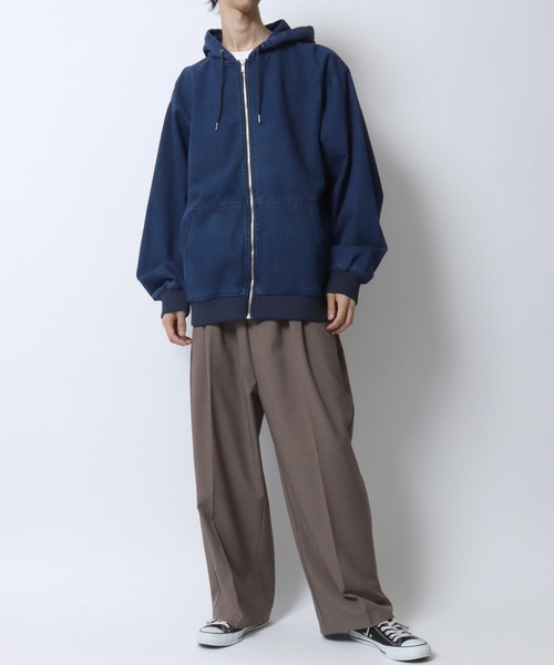 セール】2026SS新色＆新柄追加 Denim & DUCK Hoodie/デニムパーカー