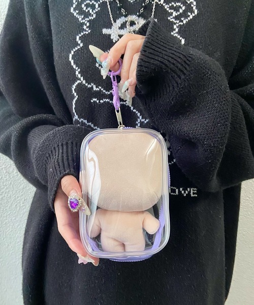 【撥水ラミネート】ミニサイズのシェル型ポーチNo.17 ベジタブル 撥水ラミネート】ミニサイズのシェル型ポーチNo.17 ベジタブル