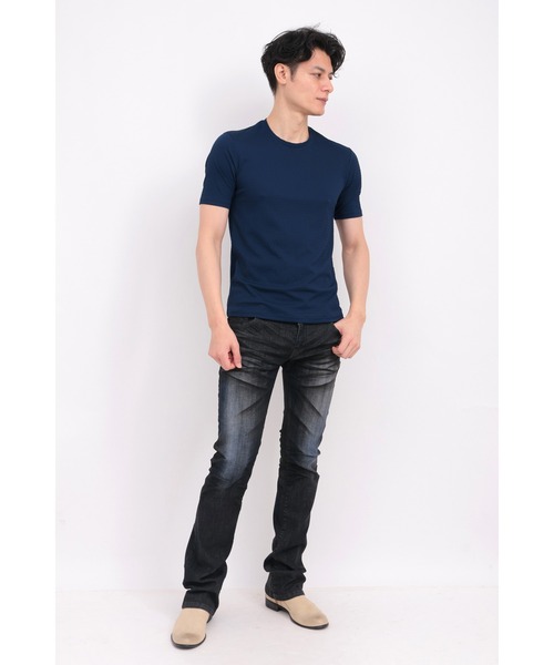 TORNADO MART(トルネードマート)の「TORNADO MART∴オーシャンウェーブクルーネック長袖カットソー(Tシャツ/カットソー・メンズ・ブルー/ホワイト/ブラック・LL/M/L/XXL)」の19枚目の写真