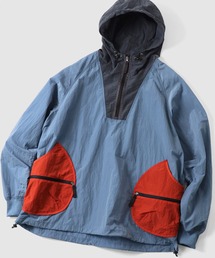 gym master（ジムマスター）の「リップストップナイロンドロップポケットアノラックパーカー（その他アウター）」