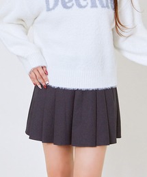 《ハイウエスト×美脚シルエット》レディース プリーツミニスカート 体型カバー 春夏秋冬