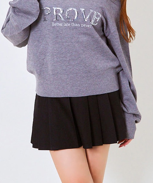 GORGE（ゴージ）の「《ハイウエスト×美脚シルエット》レディース プリーツミニスカート 体型カバー 春夏秋冬（スカート・レディース・ブラック/チャコールグレー・F）」の11枚目の写真