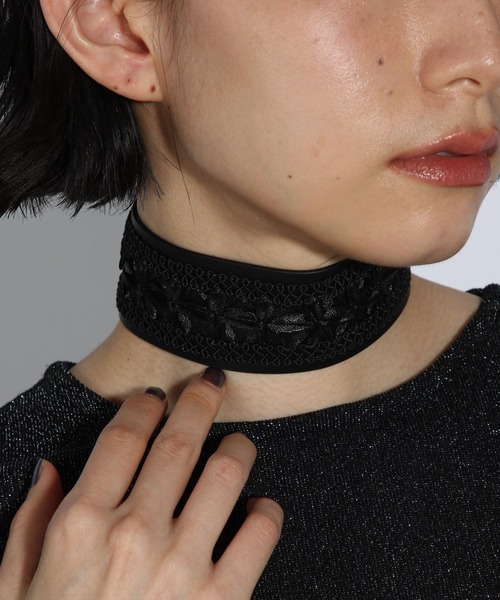 HARE（ハレ）の「vintageフェイクレザーチョーカー(HARE)（チョーカー・レディース・ブラック・FREE）」の11枚目の写真