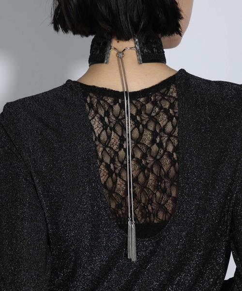 HARE（ハレ）の「vintageフェイクレザーチョーカー(HARE)（チョーカー・レディース・ブラック・FREE）」の12枚目の写真