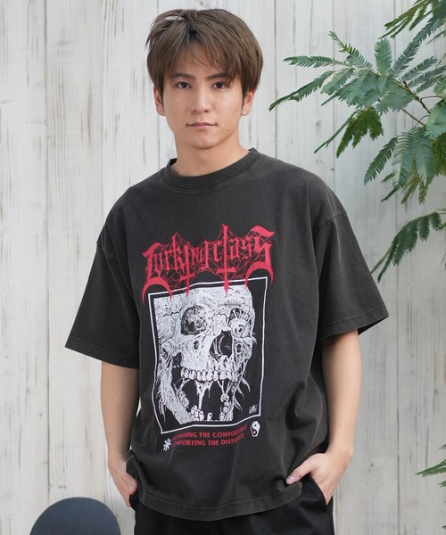 LURKING CLASS（ラーキングクラス）の「【ムラサキスポーツ限定】LURKING CLASS/ラーキングクラス 半袖Tシャツ フロントプリント ST25STM15（Tシャツ/カットソー・メンズ・ブラック・XL/L/M）」の3枚目の写真