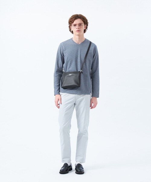 MACKINTOSH PHILOSOPHY(マッキントッシュ フィロソフィー)の「ストレッチミラノリブ VネックロンT(Tシャツ/カットソー・メンズ・グレー系その他/ブルー系その他7/ホワイト/ダークネイビー・38/40/42)」の7枚目の写真
