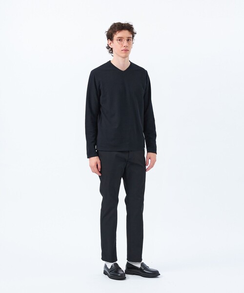MACKINTOSH PHILOSOPHY(マッキントッシュ フィロソフィー)の「ストレッチミラノリブ VネックロンT(Tシャツ/カットソー・メンズ・グレー系その他/ブルー系その他7/ホワイト/ダークネイビー・38/40/42)」の8枚目の写真