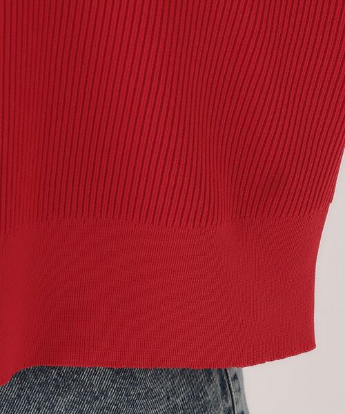 Cutie Blonde(キューティーブロンド)の「着こなしいろいろ 襟付きスポンディッシュニットカーディガン(カーディガン/ボレロ・レディース・ホワイト系5/ダークグレー/レッド系1・00)」の22枚目の写真