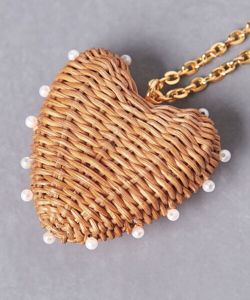 UNITED ARROWS（ユナイテッドアローズ）の「ラタン チャーム①（キーホルダー・レディース・ブラック/ナチュラル/ベージュ/ピンク・FREE）」の10枚目の写真