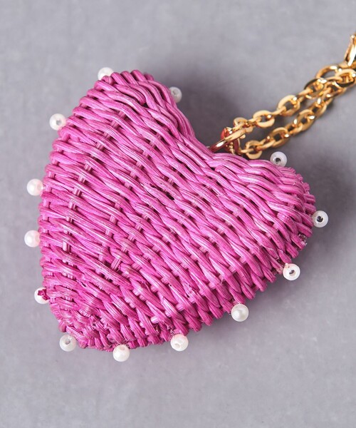 UNITED ARROWS（ユナイテッドアローズ）の「ラタン チャーム①（キーホルダー・レディース・ブラック/ナチュラル/ベージュ/ピンク・FREE）」の11枚目の写真