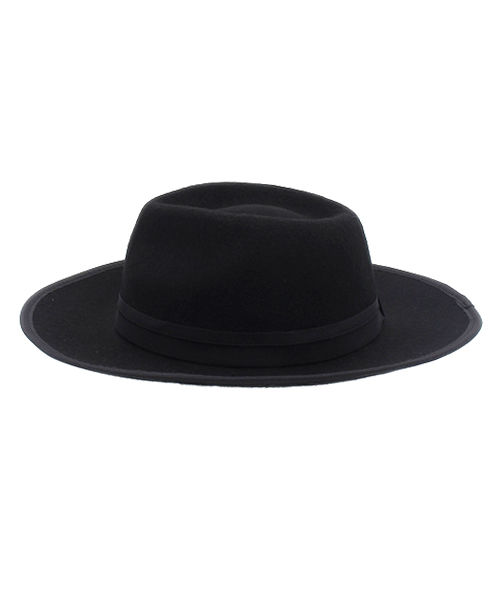 AZUL by moussy(アズールバイマウジー)の「パイピングつば広フェルトHAT(ハット・レディース・ブラック/トップグレー・FREE)」の7枚目の写真