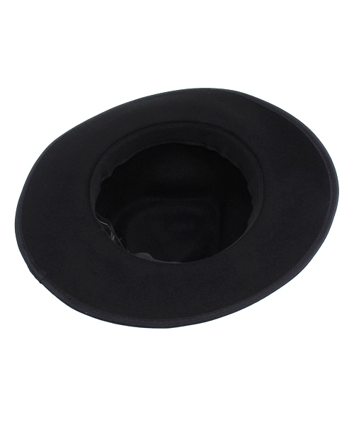 AZUL by moussy(アズールバイマウジー)の「パイピングつば広フェルトHAT(ハット・レディース・ブラック/トップグレー・FREE)」の9枚目の写真