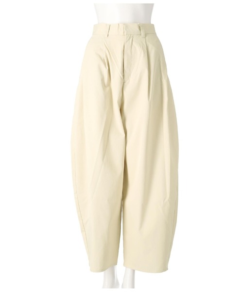 Settimissimo（セッティミッシモ）の「サイドタック コクーン ツイル パンツ（その他パンツ・レディース・ブラック/アイボリー・FREE）」の3枚目の写真