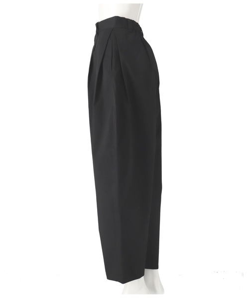 Settimissimo（セッティミッシモ）の「サイドタック コクーン ツイル パンツ（その他パンツ・レディース・ブラック/アイボリー・FREE）」の5枚目の写真