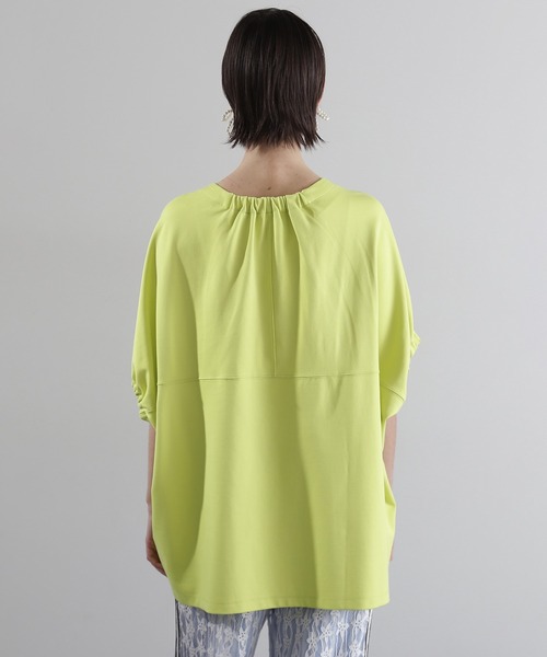ROSE BUD◆半袖カットソー/FREE/コットン/GRN/600-4113028 ROSE BUD 「ROSE BUD」 半袖カットソー FREE ブラック