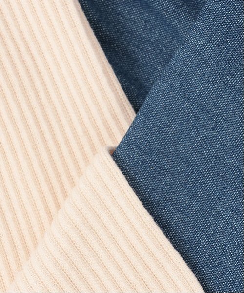 petit main（プティマイン）の「【リンク】花ビスチェ長Tセット(キッズ)（アンサンブル・キッズ・ブルー/アイボリー・80ｃｍ/90cm/110cm/100cm/120cm/130cm）」の10枚目の写真