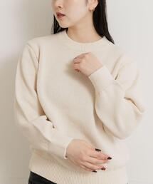 米富繊維 WASHI COTTON KNIT PULLOVER