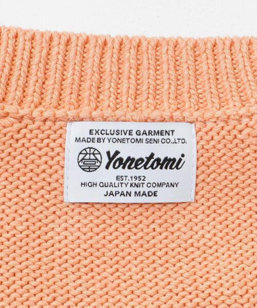 Yonetomi(ヨネトミ)の「米富繊維 WASHI COTTON KNIT PULLOVER(ニット/セーター・レディース・アイボリー/ブラック/ライトピンク・1/3)」の17枚目の写真