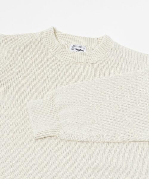 米富繊維 WASHI COTTON KNIT PULLOVER（ニット/セーター）｜Yonetomi