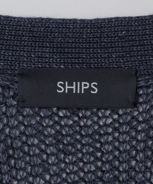 SHIPS(シップス)の「SHIPS: サンフェード リネン Vネック カーディガン(カーディガン/ボレロ・メンズ・ネイビー/ダークグレー/レッド・MEDIUM/SMALL/LARGE)」の16枚目の写真