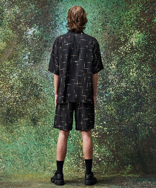 MSML（エムエスエムエル）の「KASURI CROSS PRINTED RAYON SHORTS（その他パンツ・メンズ・ライトグレー/ブラック・XL/L/M/S）」の16枚目の写真