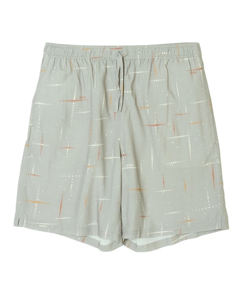 MSML（エムエスエムエル）の「KASURI CROSS PRINTED RAYON SHORTS（その他パンツ・メンズ・ライトグレー/ブラック・XL/L/M/S）」の7枚目の写真