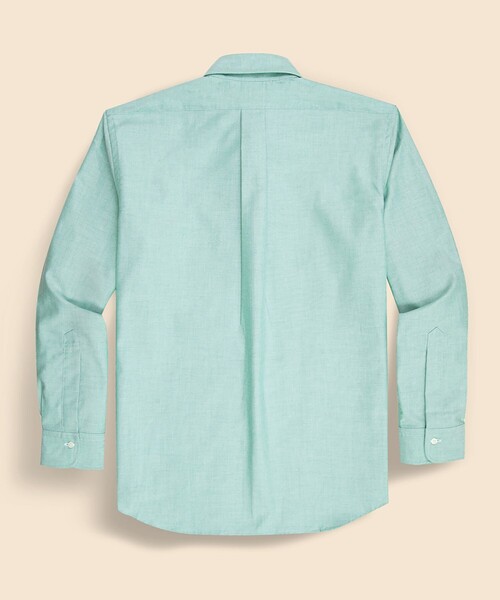BROOKS BROTHERS(ブルックスブラザーズ)の「スーピマコットン オックスフォード ドレスシャツ Regular Fit(ビジネスシャツ・メンズ・コーラル/グリーン・14 1/2-32/15-31/15-32/15 1/2-31/15 1/2-33/15 1/2-34/16-31/16-32/16-33/16-34/16 1/2-32/16 1/2-33/16 1/2-34/15 1/2-32/15-33/15-34/17-32)」の5枚目の写真