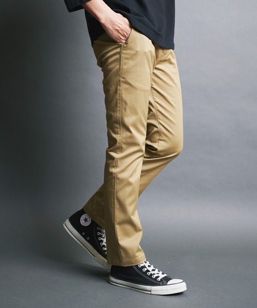 Magine(マージン)の「CTN STRETCH 10L CHINO PANTS:コットン ストレッチ チノ パンツ(チノパンツ・メンズ・ネイビー/ベージュ/ブラック/オリーブ・48/46/44)」の1枚目の写真