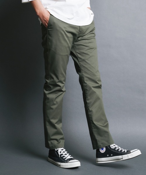 Magine(マージン)の「CTN STRETCH 10L CHINO PANTS:コットン ストレッチ チノ パンツ(チノパンツ・メンズ・ネイビー/ベージュ/ブラック/オリーブ・48/46/44)」の3枚目の写真