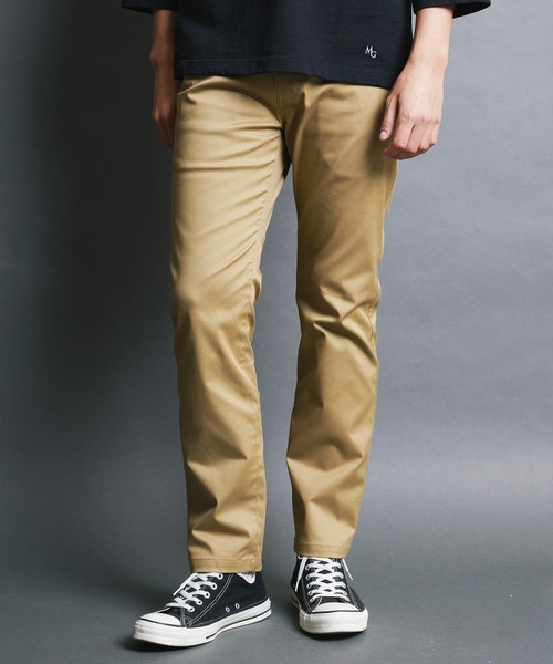 Magine(マージン)の「CTN STRETCH 10L CHINO PANTS:コットン ストレッチ チノ パンツ(チノパンツ・メンズ・ネイビー/ベージュ/ブラック/オリーブ・48/46/44)」の10枚目の写真