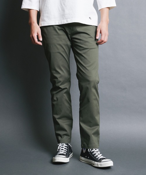 Magine(マージン)の「CTN STRETCH 10L CHINO PANTS:コットン ストレッチ チノ パンツ(チノパンツ・メンズ・ネイビー/ベージュ/ブラック/オリーブ・48/46/44)」の15枚目の写真