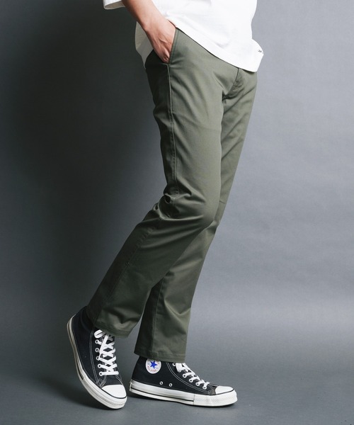 Magine(マージン)の「CTN STRETCH 10L CHINO PANTS:コットン ストレッチ チノ パンツ(チノパンツ・メンズ・ネイビー/ベージュ/ブラック/オリーブ・48/46/44)」の18枚目の写真