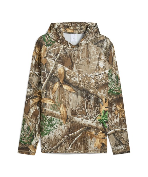 PUMA(プーマ)の「PUMA プーマ メンズ ゴルフ PUMA x REALTREE カモ フーディ(パーカー・メンズ・グリーン系その他・SMALL/X-LARGE/LARGE/MEDIUM/X-SMALL)」の1枚目の写真