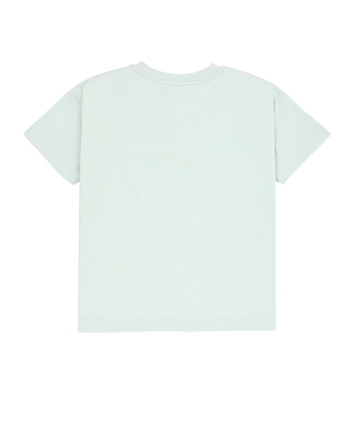 NEW BALANCE（ニューバランス）の「NB DRY スタックドロゴショートスリーブTシャツ（Tシャツ/カットソー・キッズ・ミント/オレンジ/ブラック/ヘザーグレー・130/140/150/160）」の9枚目の写真