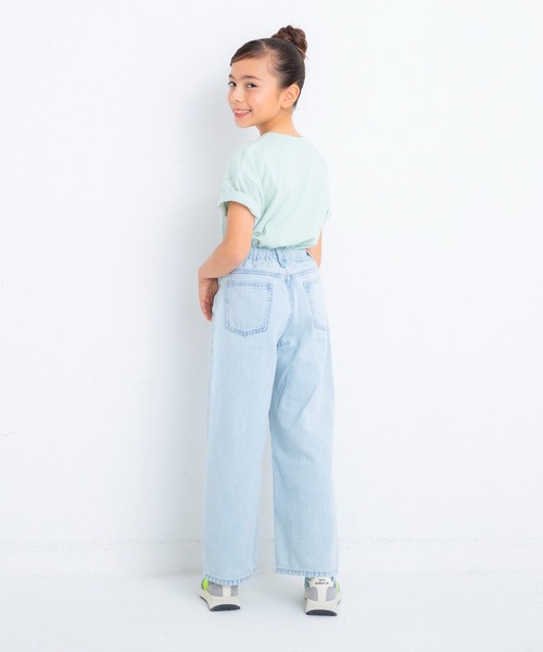 NEW BALANCE（ニューバランス）の「NB DRY スタックドロゴショートスリーブTシャツ（Tシャツ/カットソー・キッズ・ミント/オレンジ/ブラック/ヘザーグレー・130/140/150/160）」の15枚目の写真