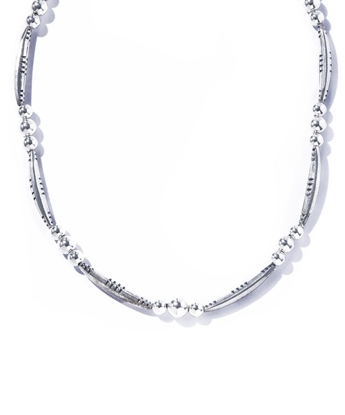 quip queint（クイップクエイント）の「【quip queint】bowling tribe carve necklace/ボウリング トライブ カーヴ ネックレス（ネックレス・レディース・シルバー・FREE）」の2枚目の写真