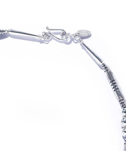 quip queint（クイップクエイント）の「【quip queint】bowling tribe carve necklace/ボウリング トライブ カーヴ ネックレス（ネックレス・レディース・シルバー・FREE）」の4枚目の写真