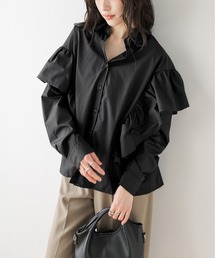 ラッフルフリルブラウス