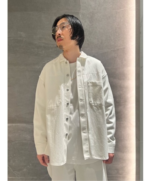 onegravity(ワングラビティ)の「onegravity / カバーオール デニムシャツ(シャツ/ブラウス・メンズ・チャコールグレー/ホワイト・MEDIUM/LARGE/X-LARGE)」の19枚目の写真
