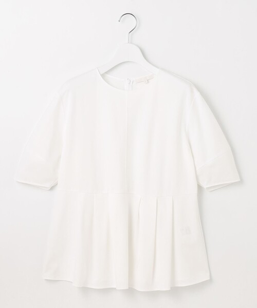自由区(ジユウク)の「ハイツイストポンチペプラム カットソー(Tシャツ/カットソー・レディース・ダルブルー系/ライトグレー系/ネイビー系/アイボリー系・32)」の15枚目の写真