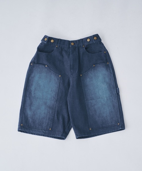 超安い Vintage Like Pants（その他パンツ Half Denim Knee Double パンツ